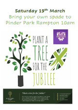 Volunteers wanted!!!!  Queens Green Canopy Planting 19th March at 10am