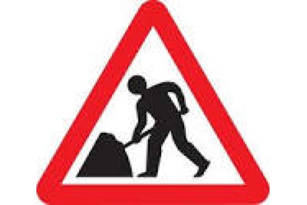 Road Works - temporary traffic lights 2 way