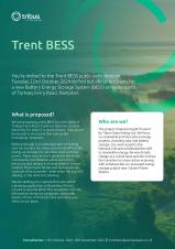 Tribus Energy BESS Consultation Event - 22nd October 4pm-8pm